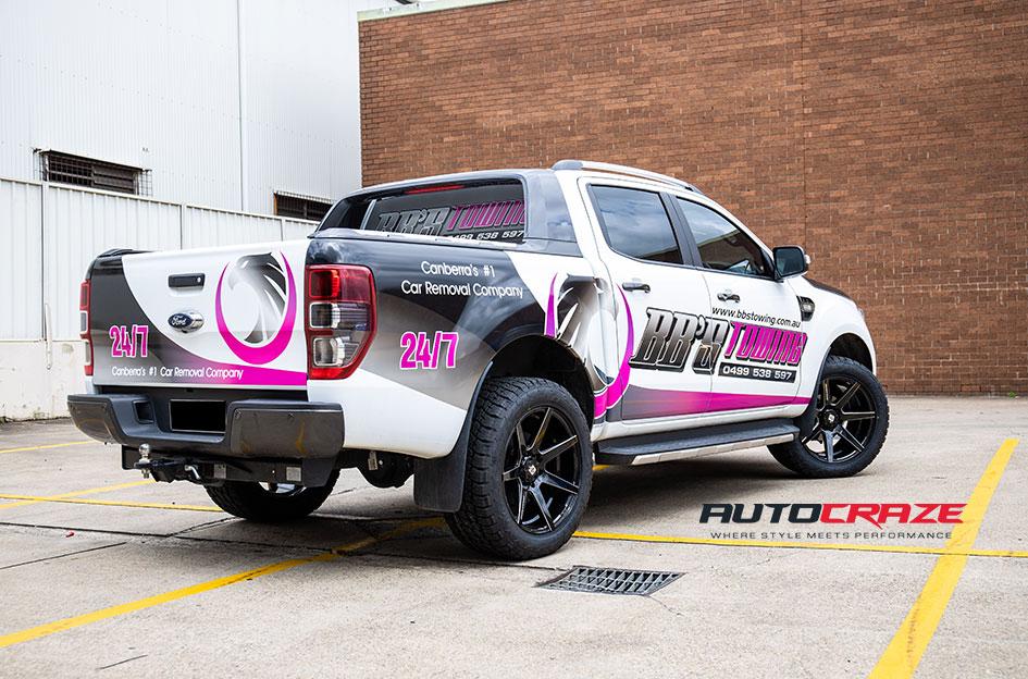 FORD RANGER AVALANCHE GLOSS BLACK MILLED ACCENTS
